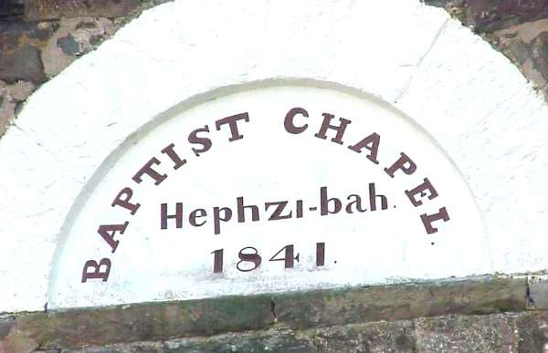 Chapel plaque