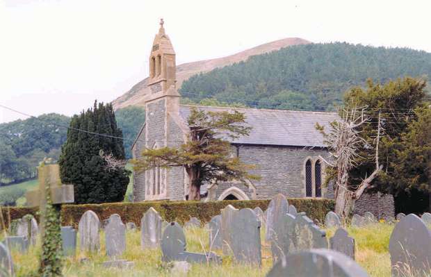 Church from south-west
