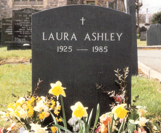 Laura Ashley's grave