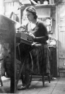 Mom at work, 1930s