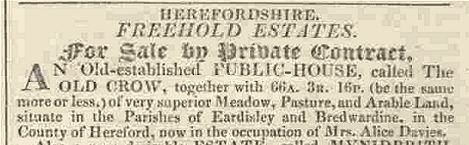 Hereford Journal 17 Aug 1831