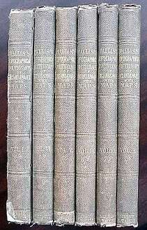 Tallis's Topographic Dictionary - six volume edition