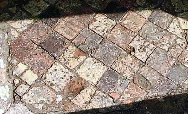 Strata Florida Abbey - floor tiles